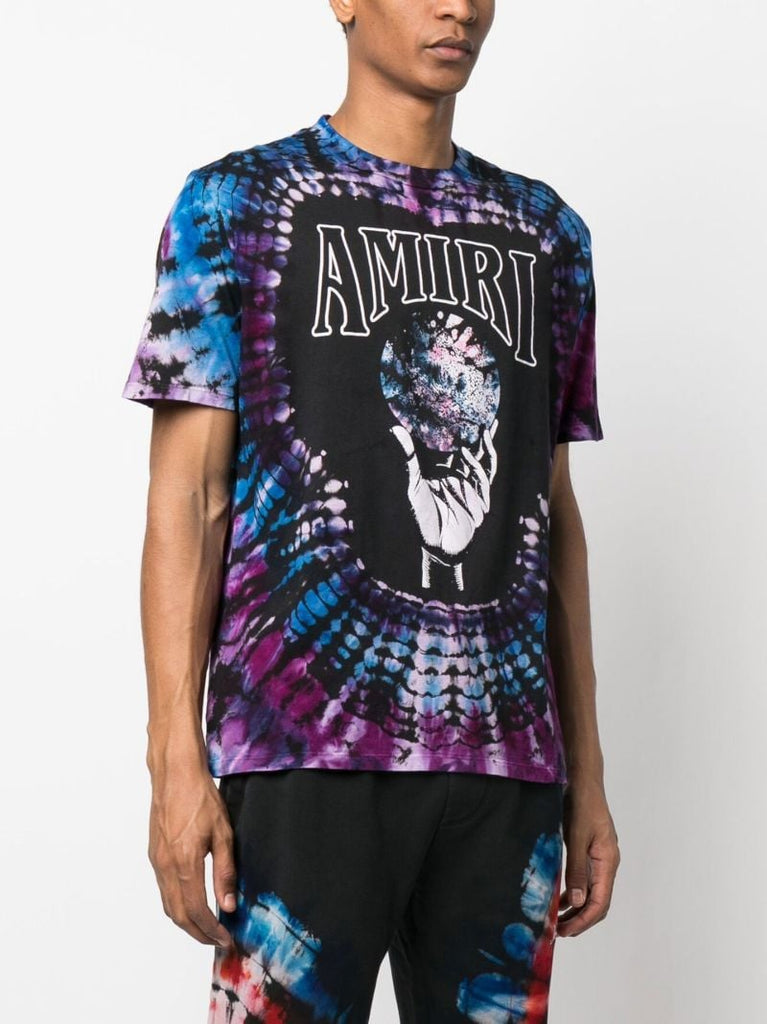 Purple Crystal Ball Tie-dye T-shirt
