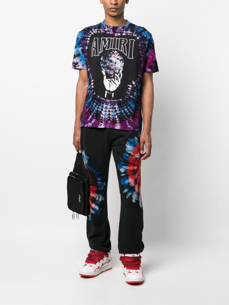 Purple Crystal Ball Tie-dye T-shirt