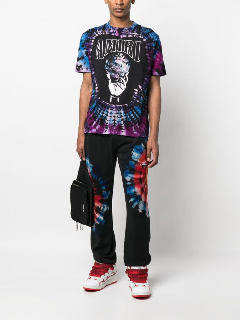 Purple Crystal Ball Tie-dye T-shirt