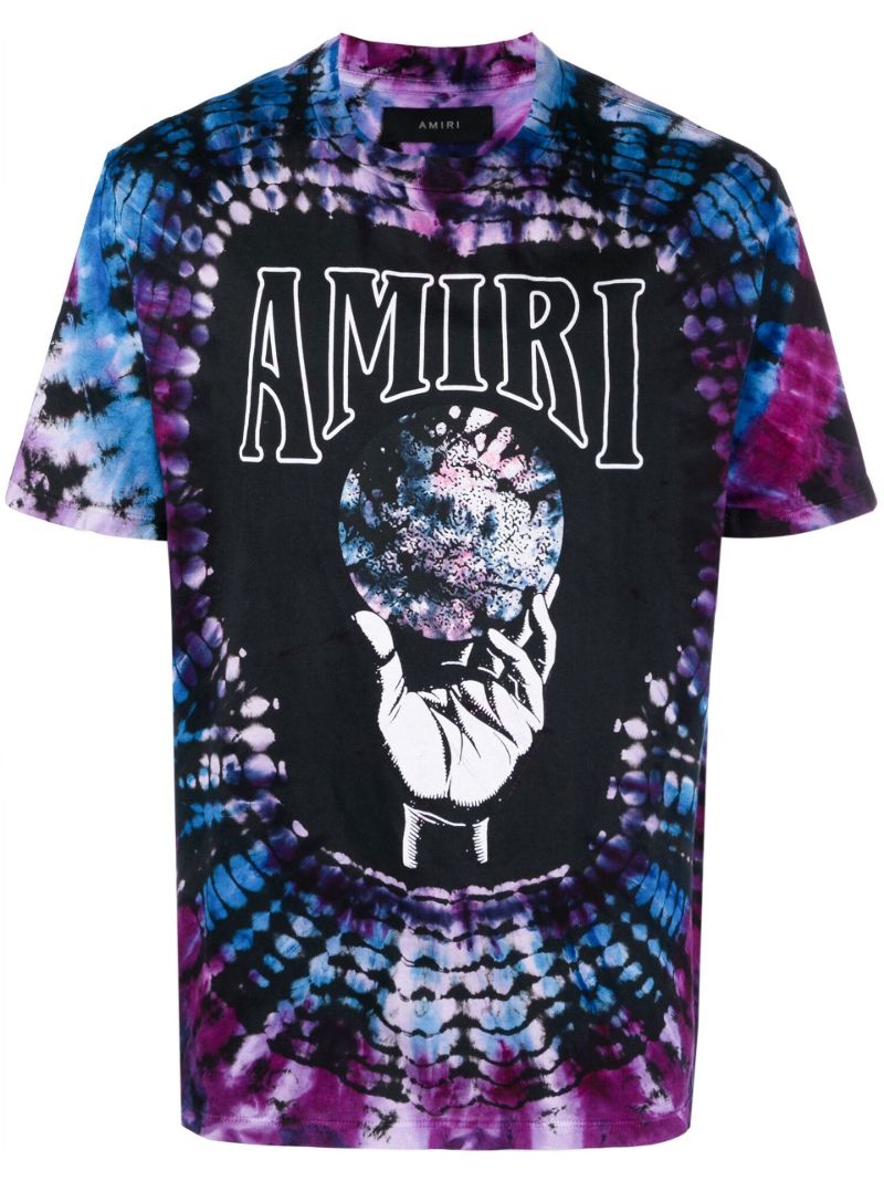 Purple Crystal Ball Tie-dye T-shirt