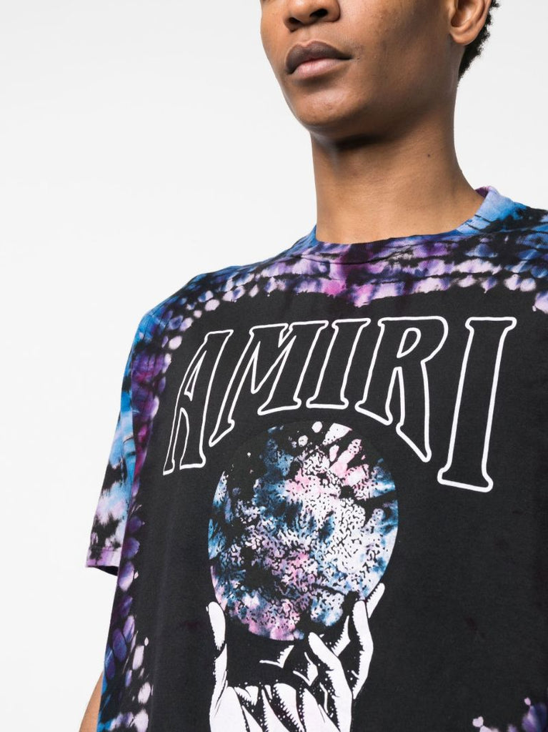 Purple Crystal Ball Tie-dye T-shirt