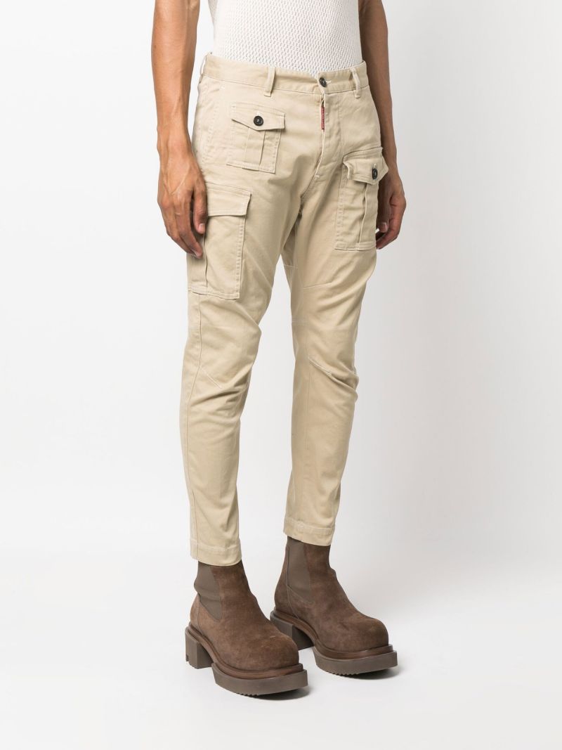 Neutral Cargo Chino Trousers