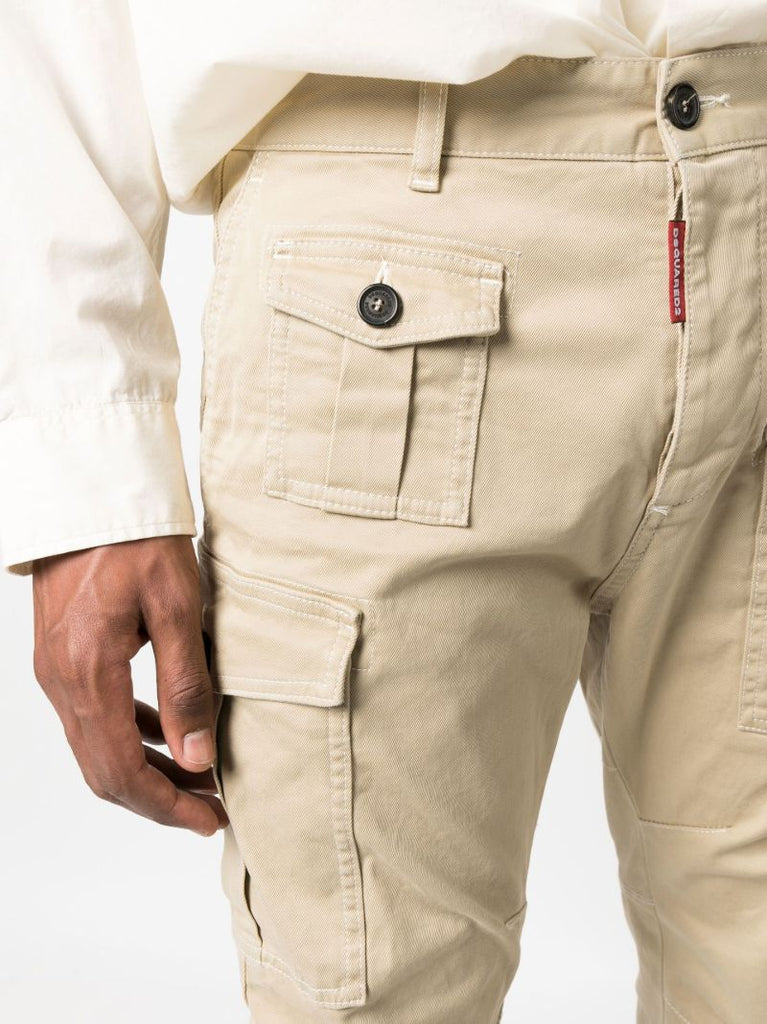 Neutral Cargo Chino Trousers