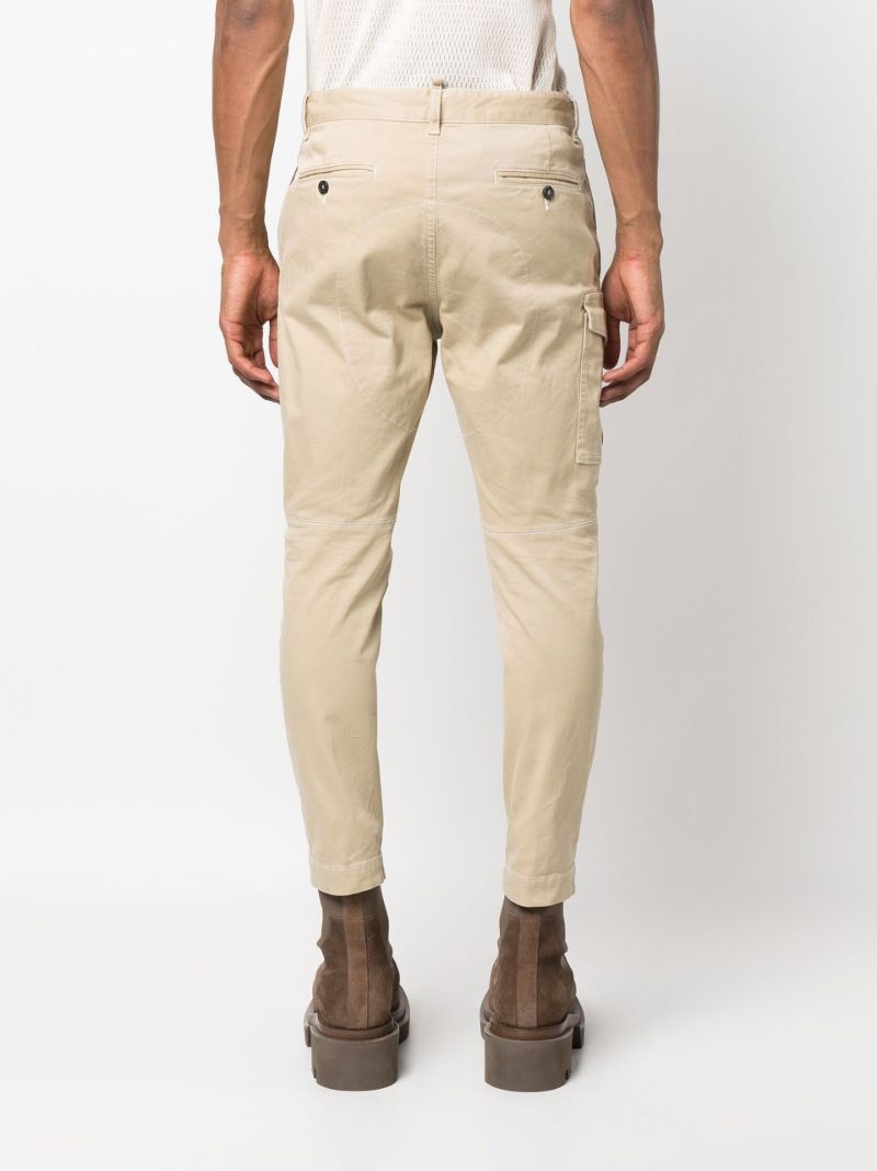 Neutral Cargo Chino Trousers