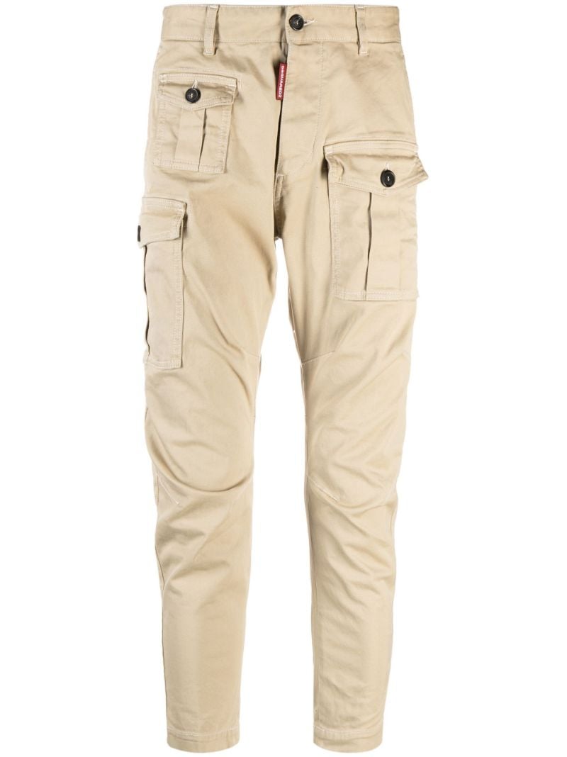 Neutral Cargo Chino Trousers