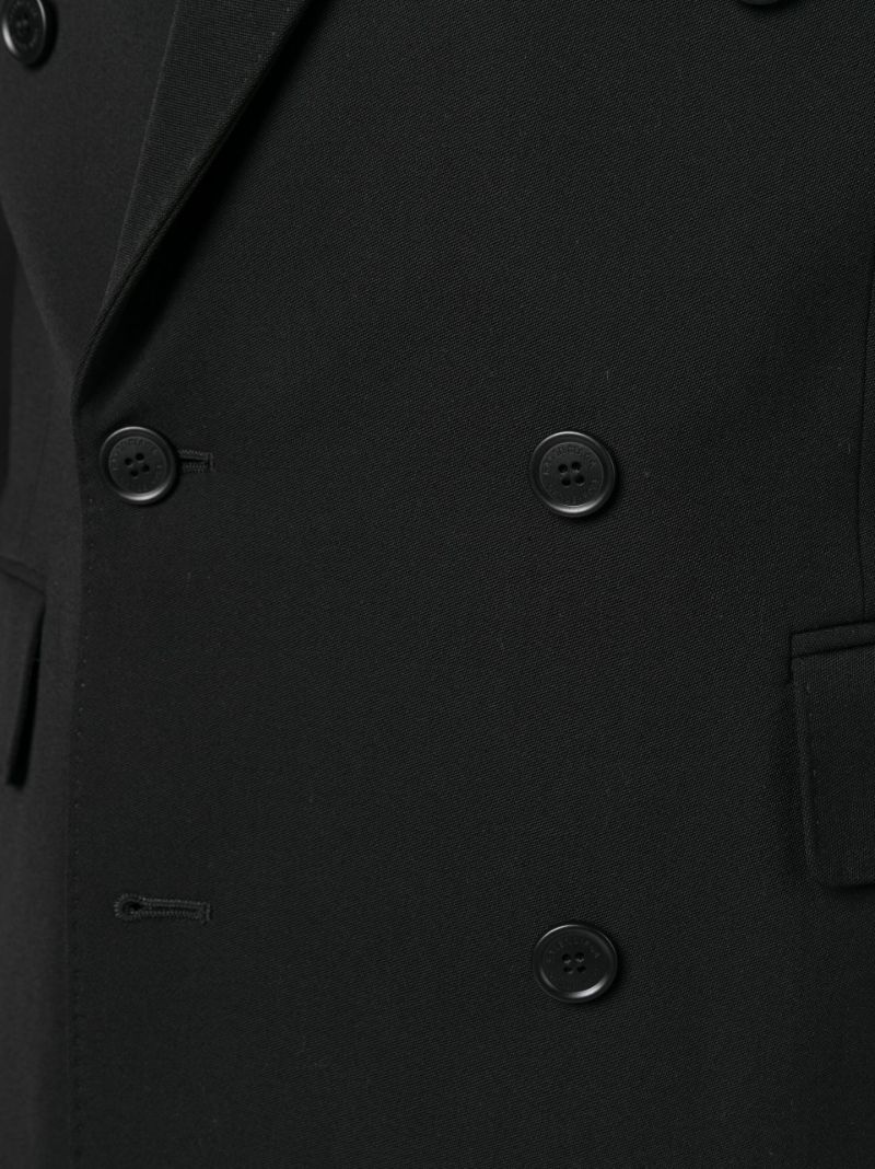 Black Double-breasted Blazer
