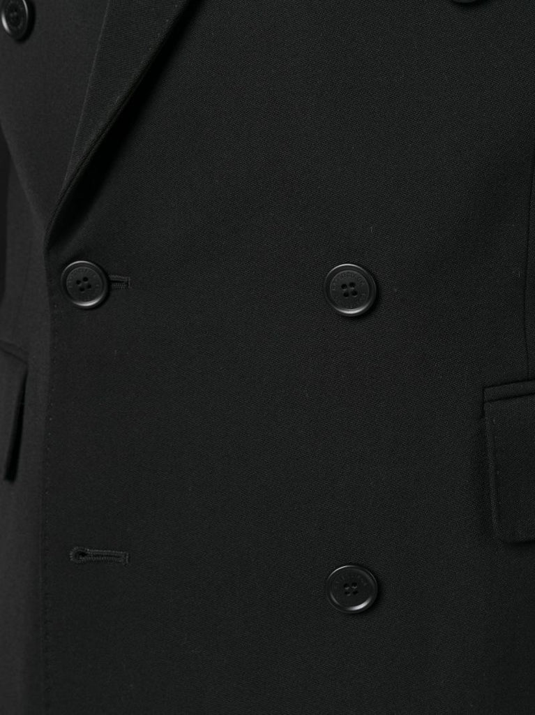 Black Double-breasted Blazer