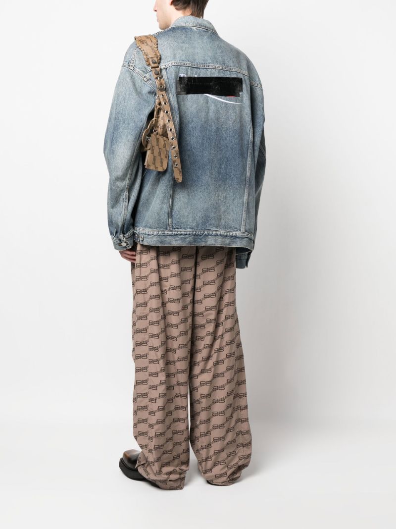Blue Faded Denim Jacket