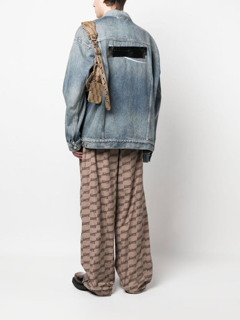 Blue Faded Denim Jacket