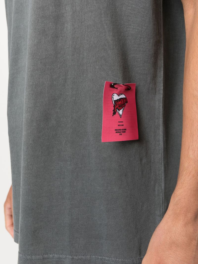 Grey Graphic Print T-shirt