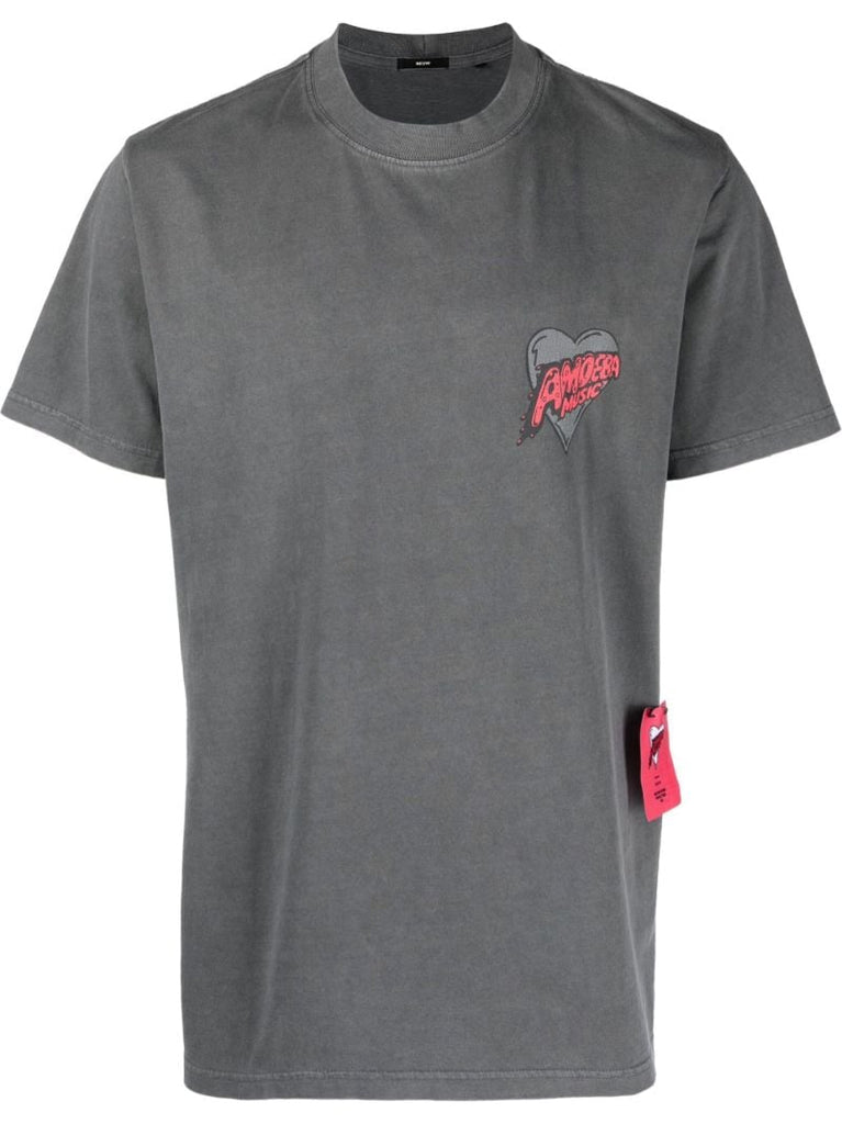 Grey Graphic Print T-shirt
