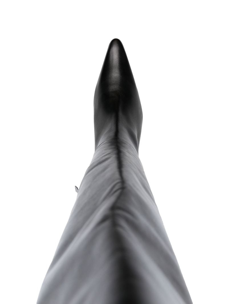 Black Meghan 75 Leather Boots