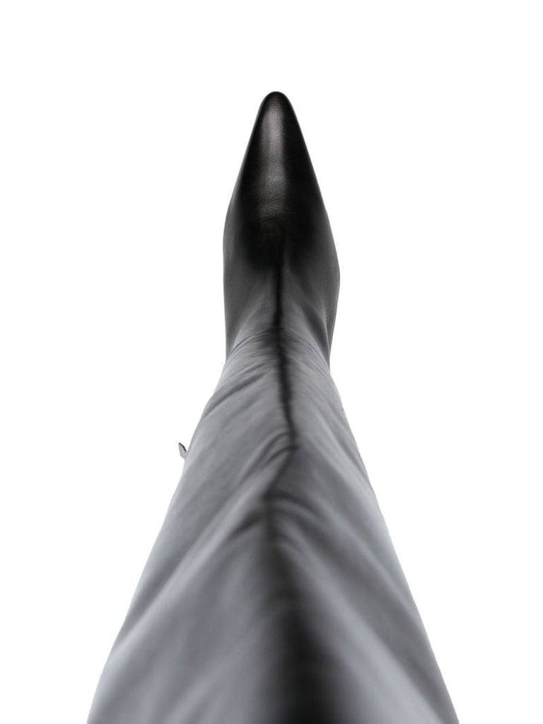 Black Meghan 75 Leather Boots