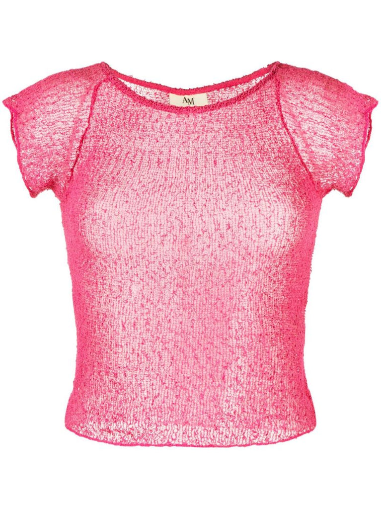 Frankie Semi-sheer Knitted T-shirt