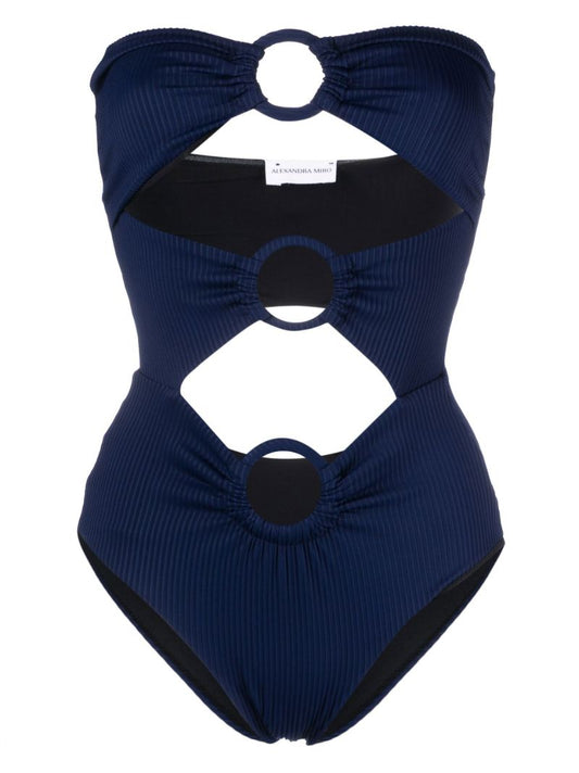 Blue Anya Cut-out Swimsuit
