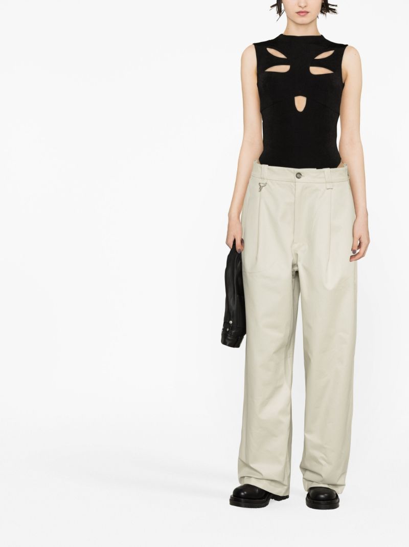Black Butterfly Cut-out Bodysuit