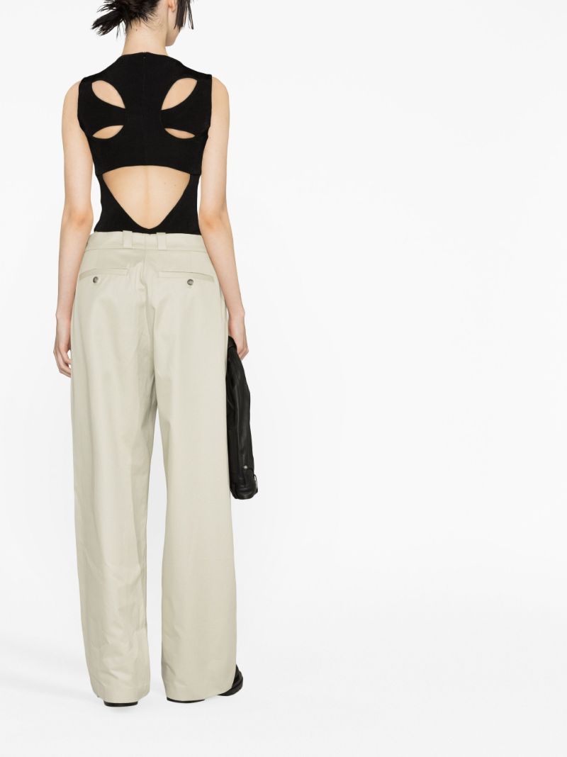 Black Butterfly Cut-out Bodysuit