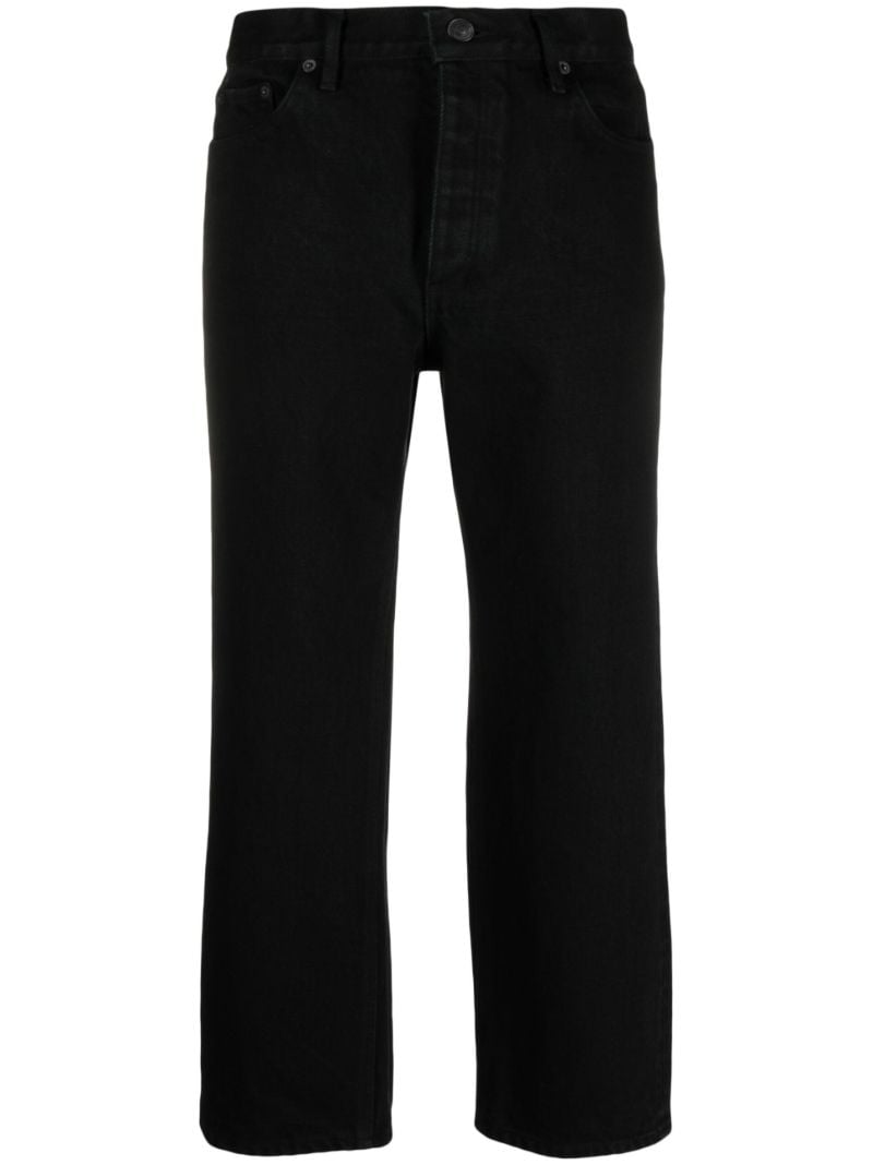 Black Straight-leg Jeans