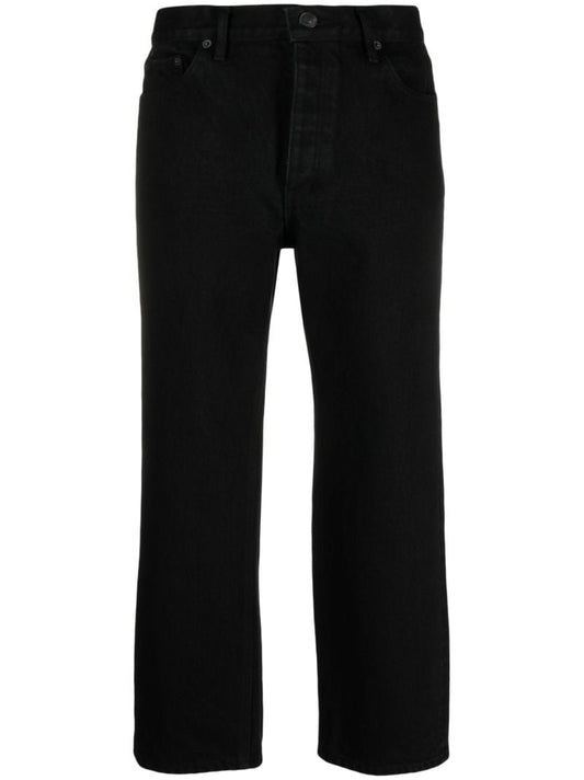 Black Straight-leg Jeans