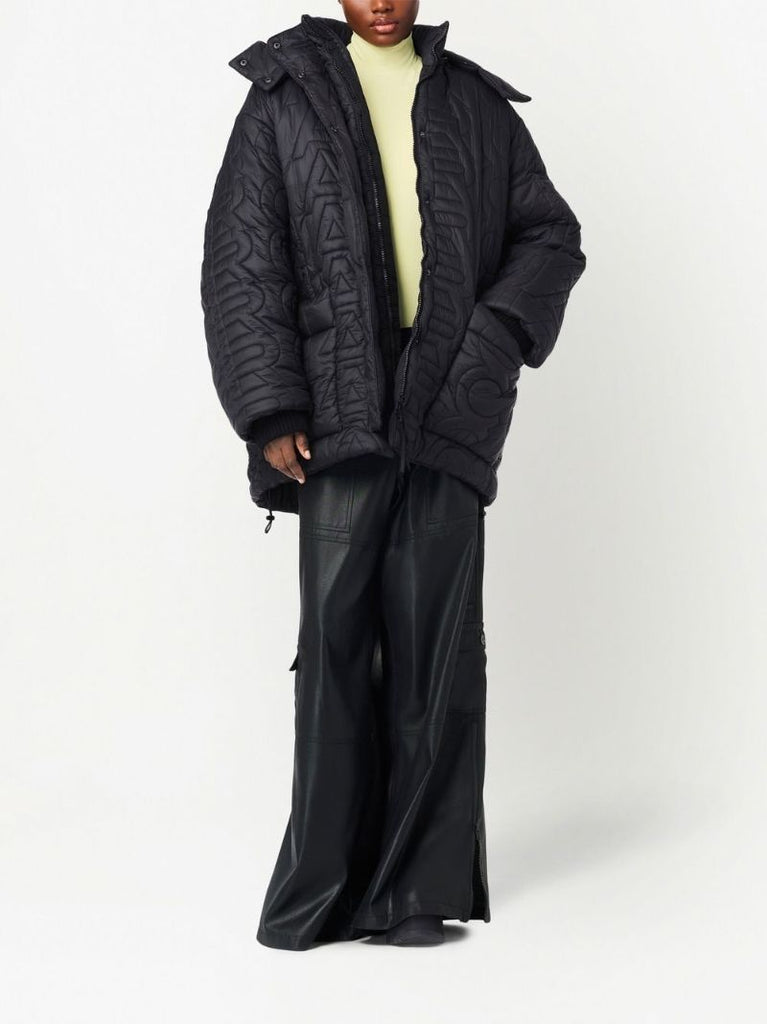 Black Monogram Puffer Jacket
