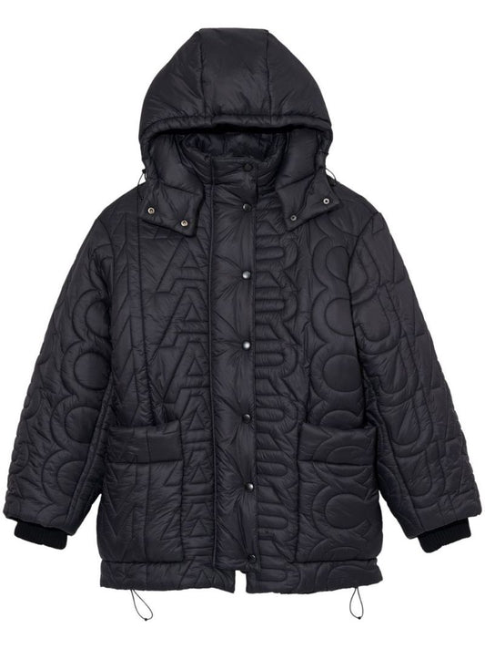 Black Monogram Puffer Jacket