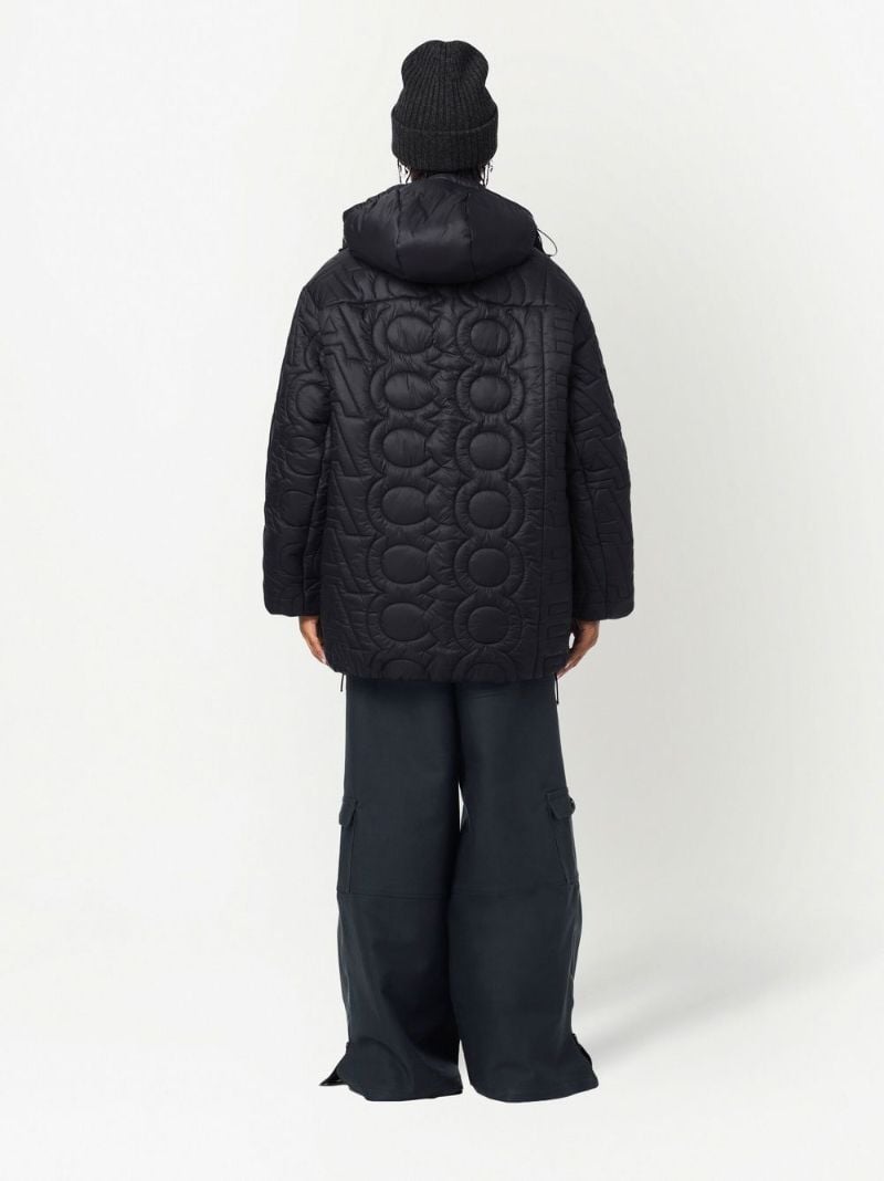 Black Monogram Puffer Jacket