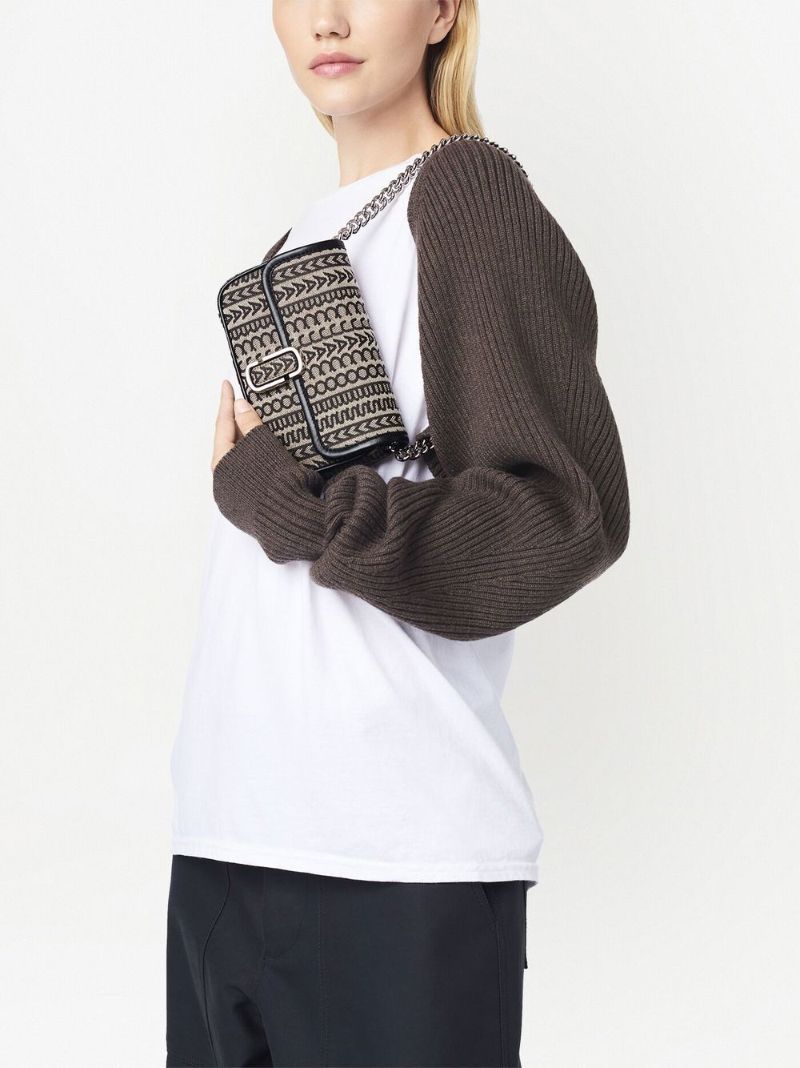 Neutral the Monogram J Marc Shoulder Bag