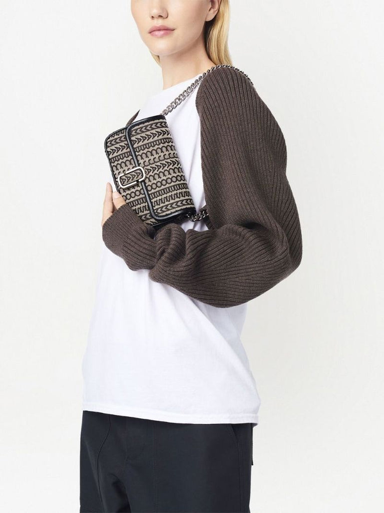 Neutral the Monogram J Marc Shoulder Bag
