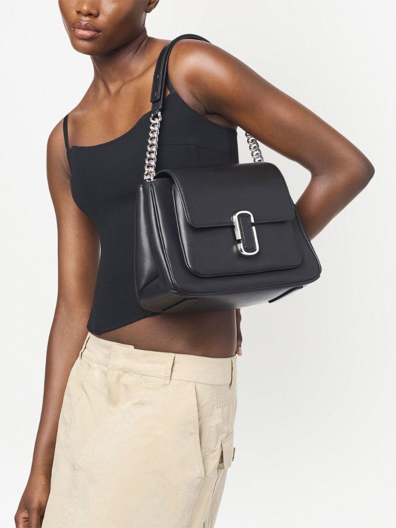 Black the Chain Satchel Bag