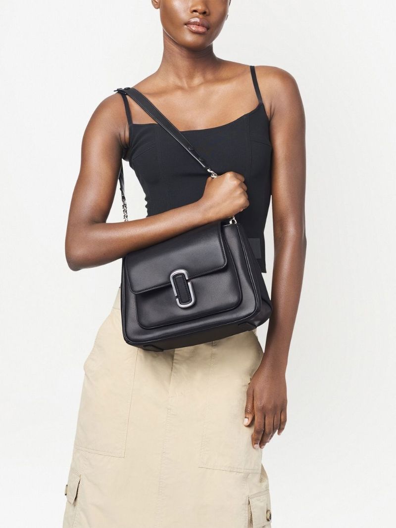 Black the Chain Satchel Bag