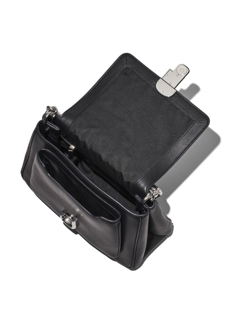 Black the Chain Satchel Bag