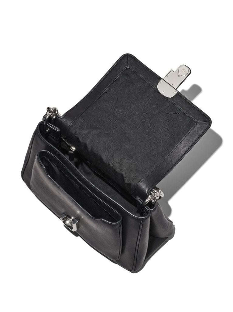 Black the Chain Satchel Bag
