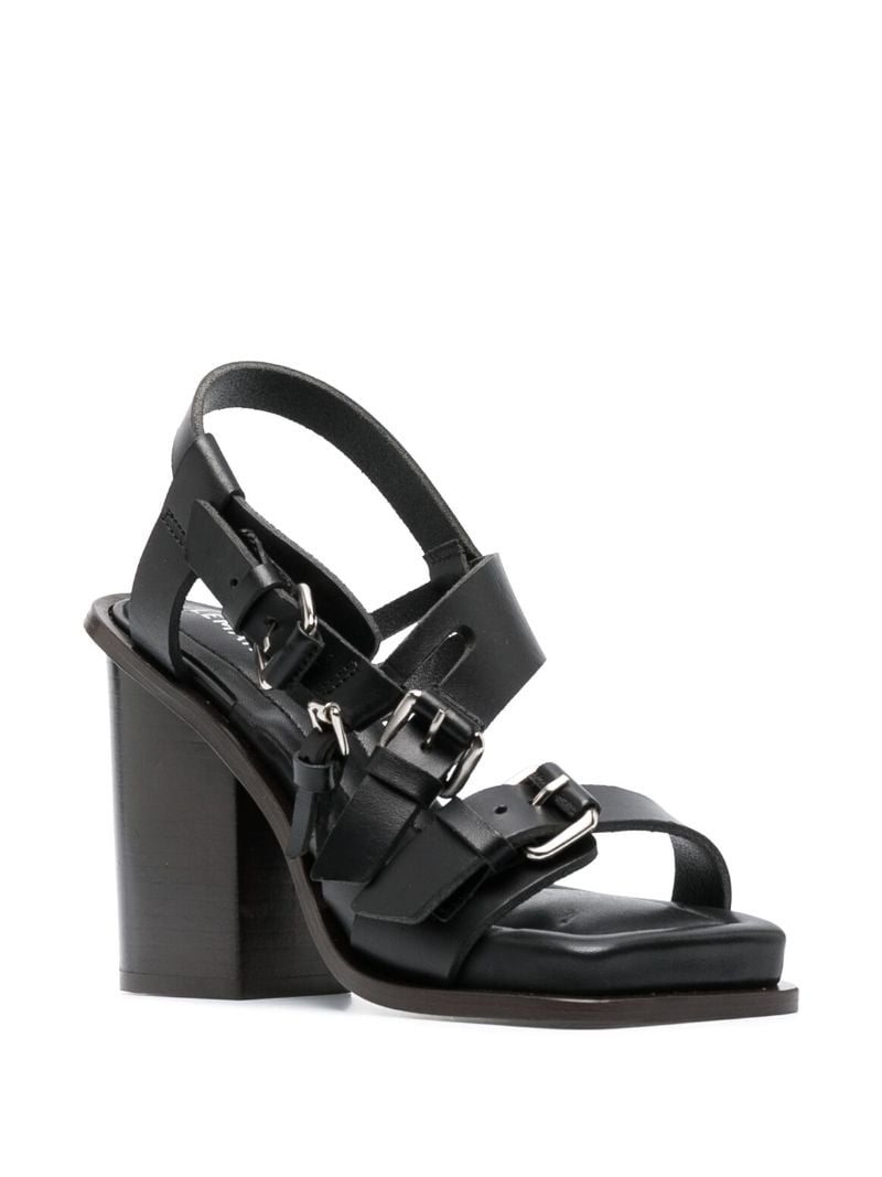 Black 100 Leather Sandals