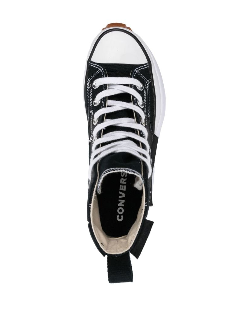 Black Run Star Hike High-top Sneakers