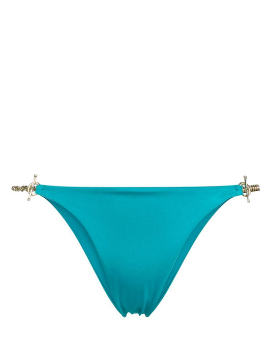 Blue Chain Link Detail Bikini Bottoms