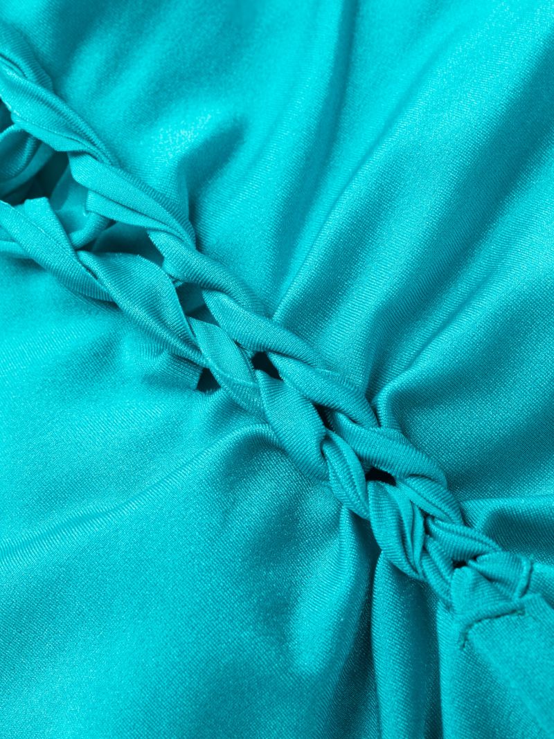 Blue Marlow Cut-out Swimsuit