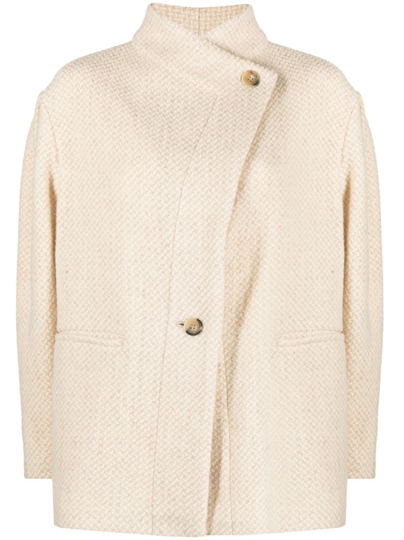 Neutral Virgin Wool Jacket