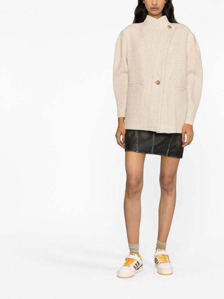 Neutral Virgin Wool Jacket