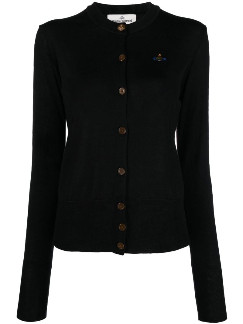 Black Bea Orb-embroidered Cardigan