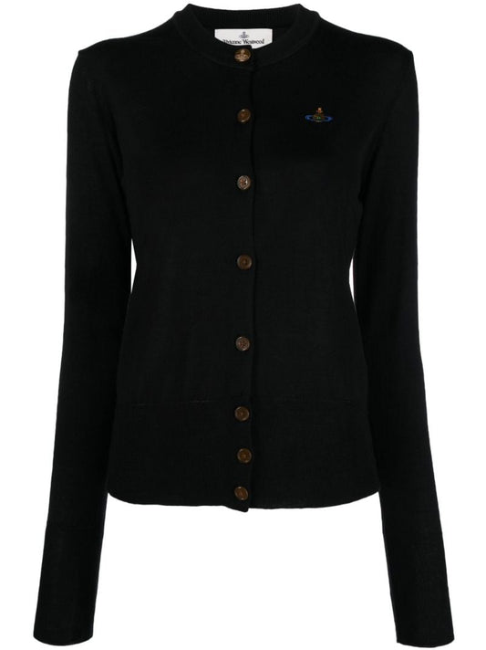 Black Bea Orb-embroidered Cardigan