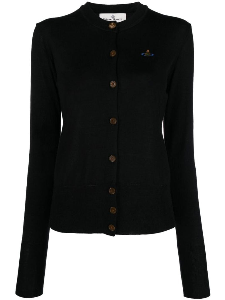 Black Bea Orb-embroidered Cardigan