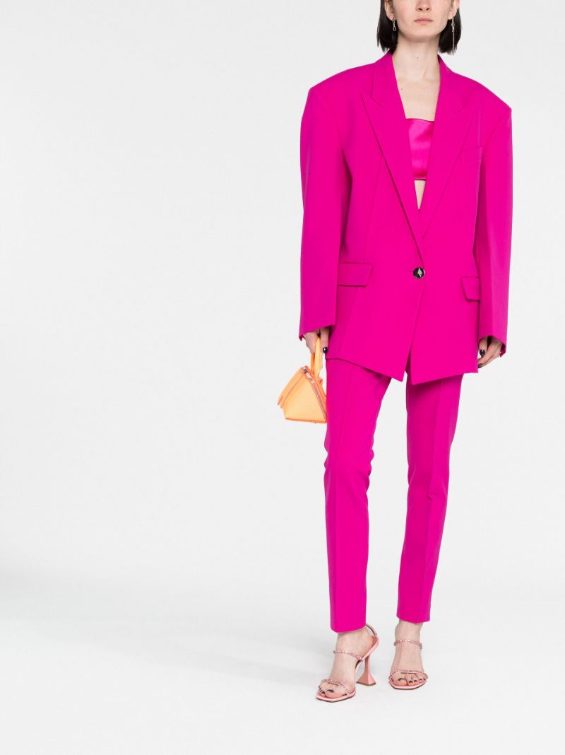 Pink Glen Single-breasted Blazer