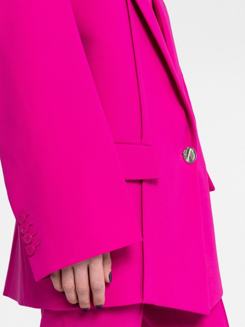 Pink Glen Single-breasted Blazer