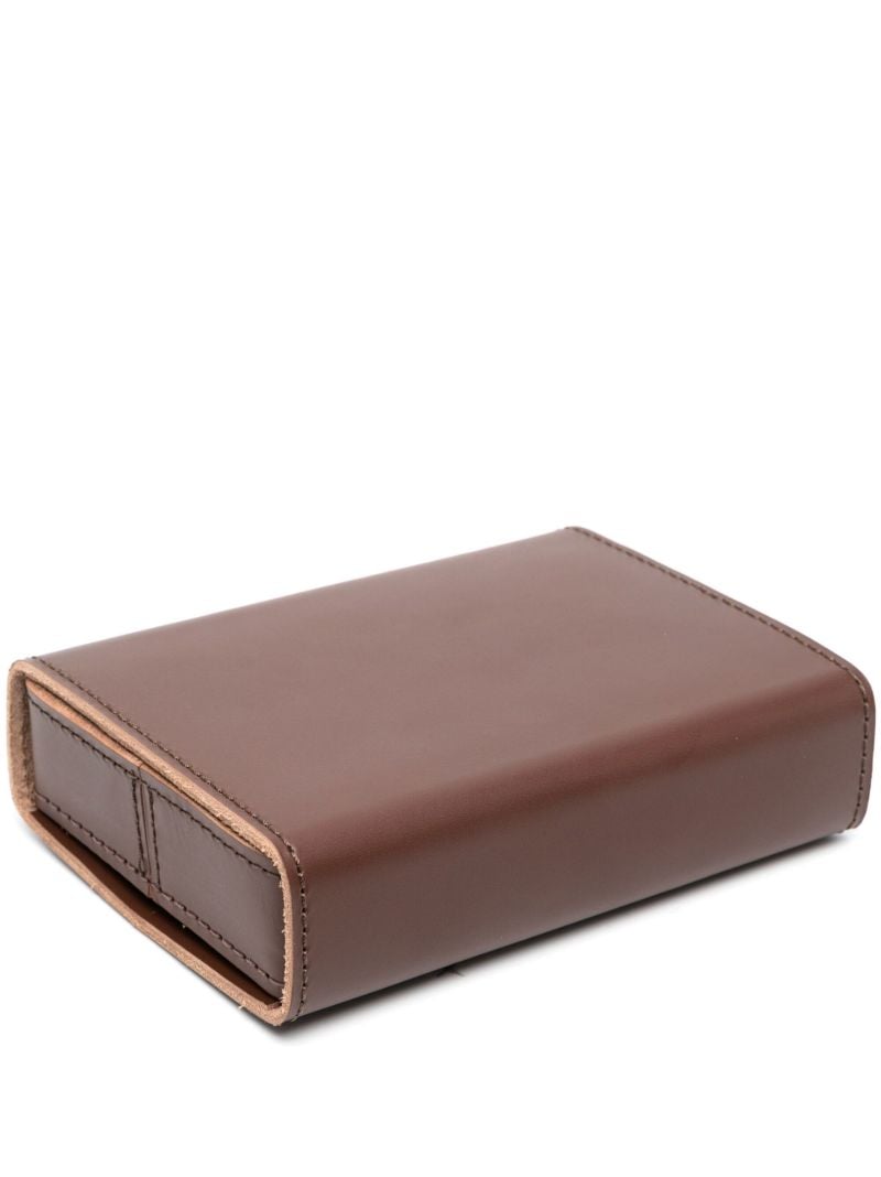 Brown Etna Leather Playing Card Holder