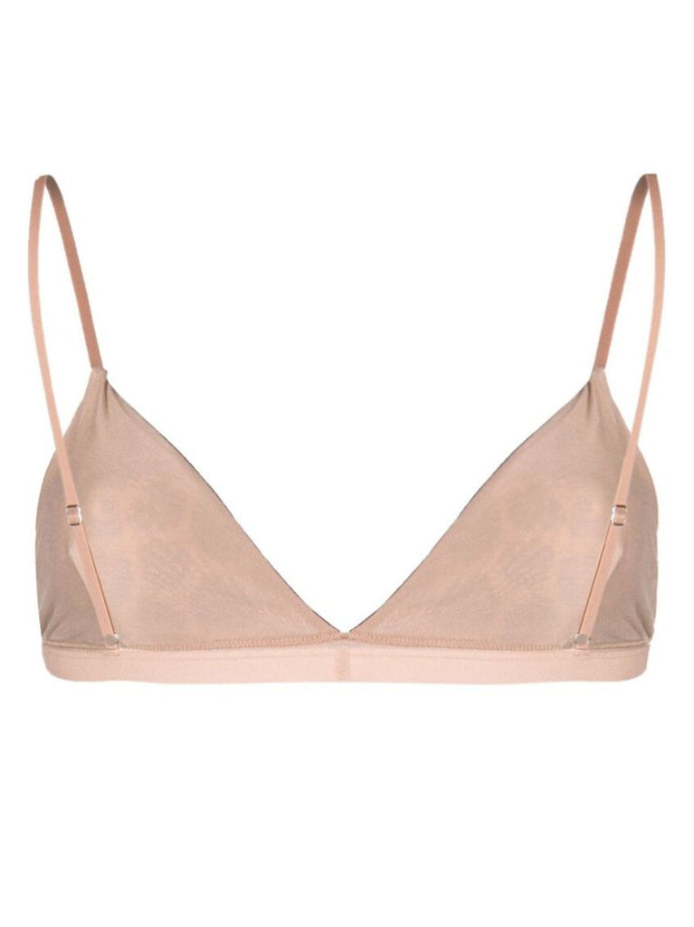 Neutral Mississippi Leopard Print Triangle Bra