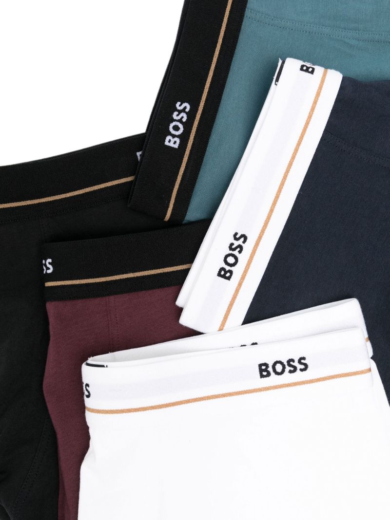 Multicoloured Logo Tape Boxers Set
