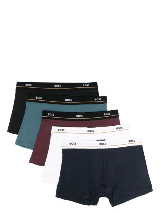 Multicoloured Logo Tape Boxers Set