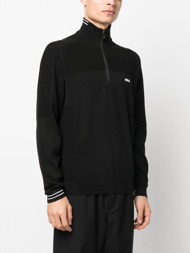 Black Half-zip Sweatshirt