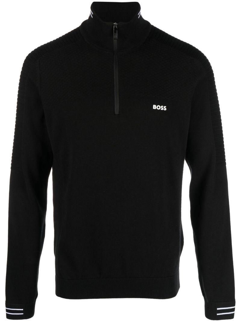 Black Half-zip Sweatshirt