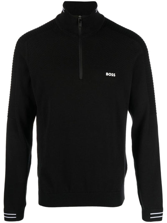 Black Half-zip Sweatshirt